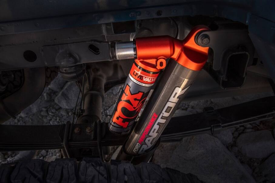 Upgraded FOX electronic racing shocks with Live Valve technology Upgraded FOX electronic racing shocks with Live Valve technology