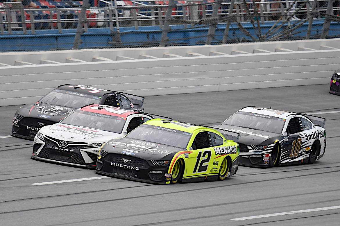 Aric Almriola (10) finished third, crossing the finish line backwards in the battle at the end. Aric Almriola (10) finished third, crossing the finish line backwards in the battle at the end.