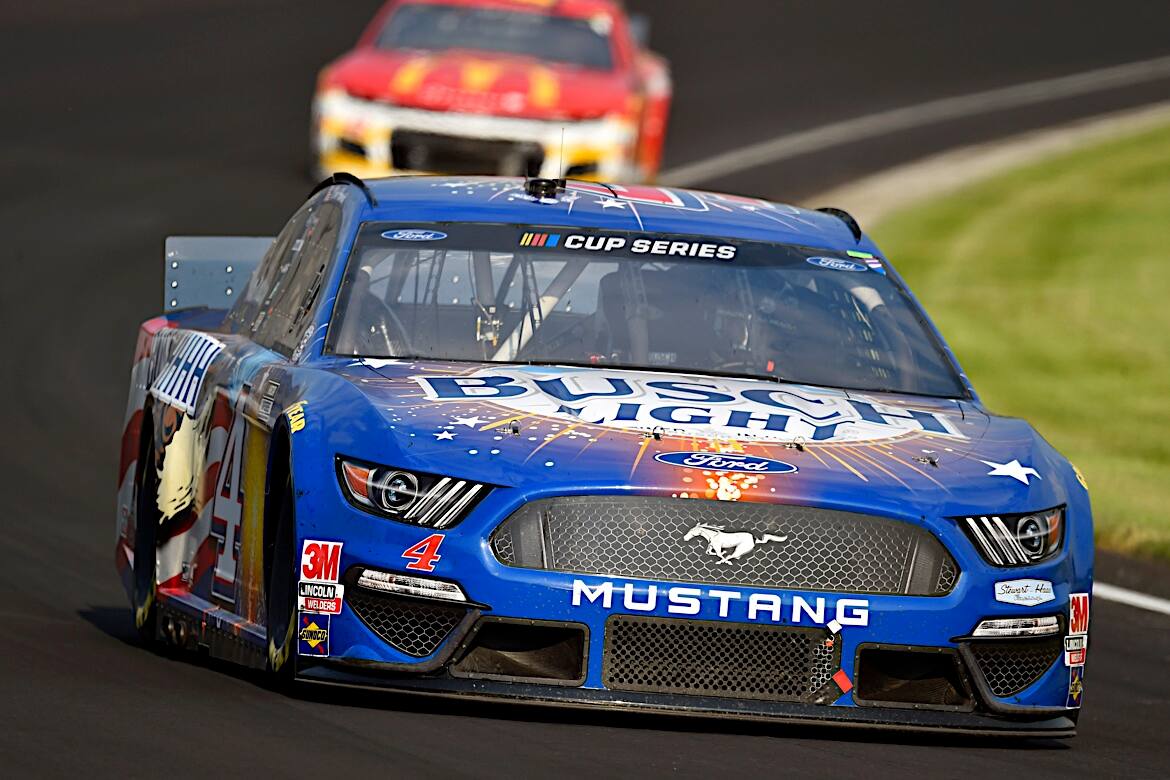 It was Ford Mustang's ninth of the season, best of all manufacturers. It was Ford Mustang's ninth of the season, best of all manufacturers.