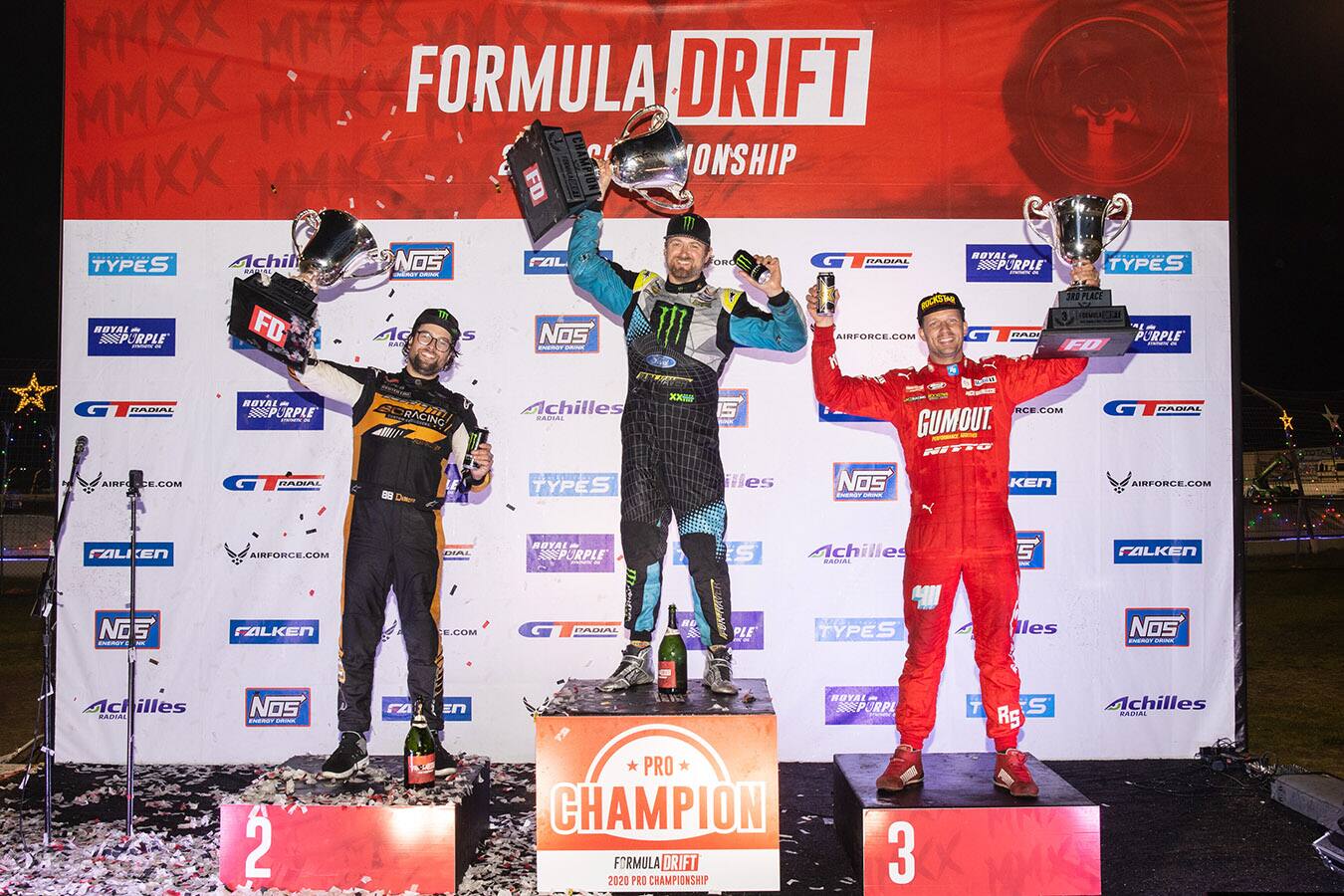 Gittin’s Mustang RTR teammate Chelsea DeNofa took second place in the series standings. Gittin’s Mustang RTR teammate Chelsea DeNofa took second place in the series standings.