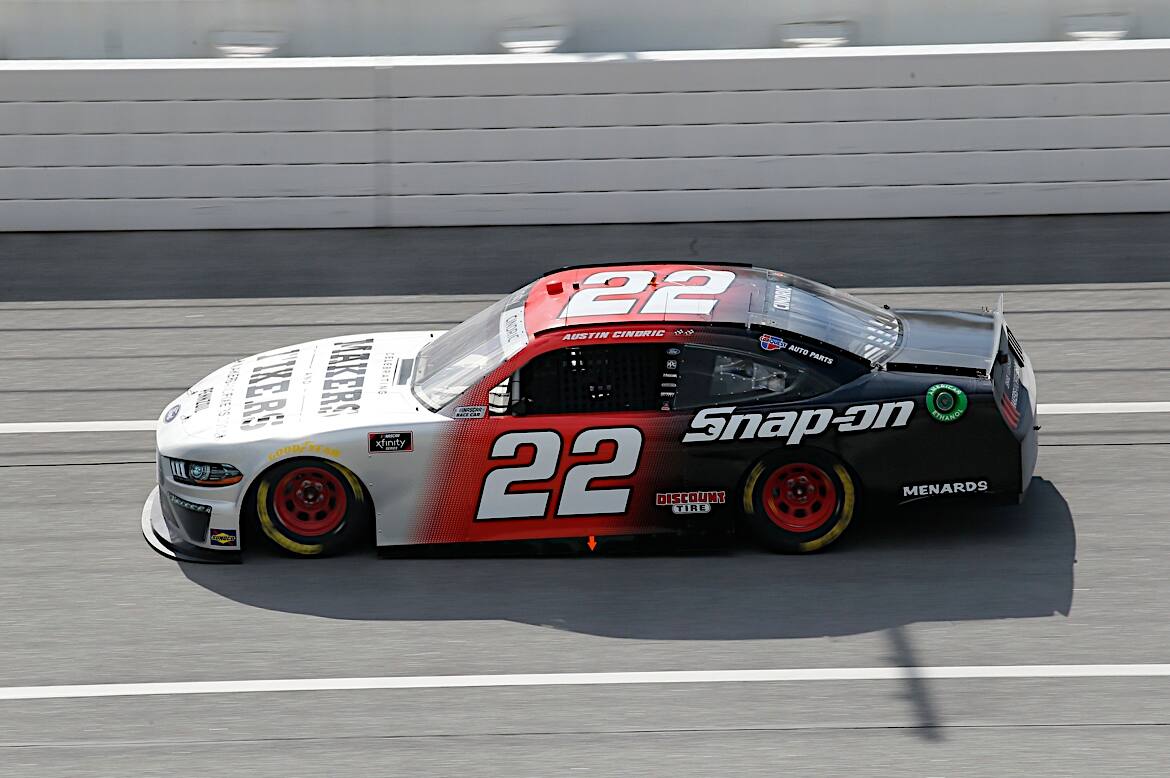Cindric led four times for a race-high 24 laps, finishing fourth in Stage 1 and third in Stage 2. Cindric led four times for a race-high 24 laps, finishing fourth in Stage 1 and third in Stage 2.
