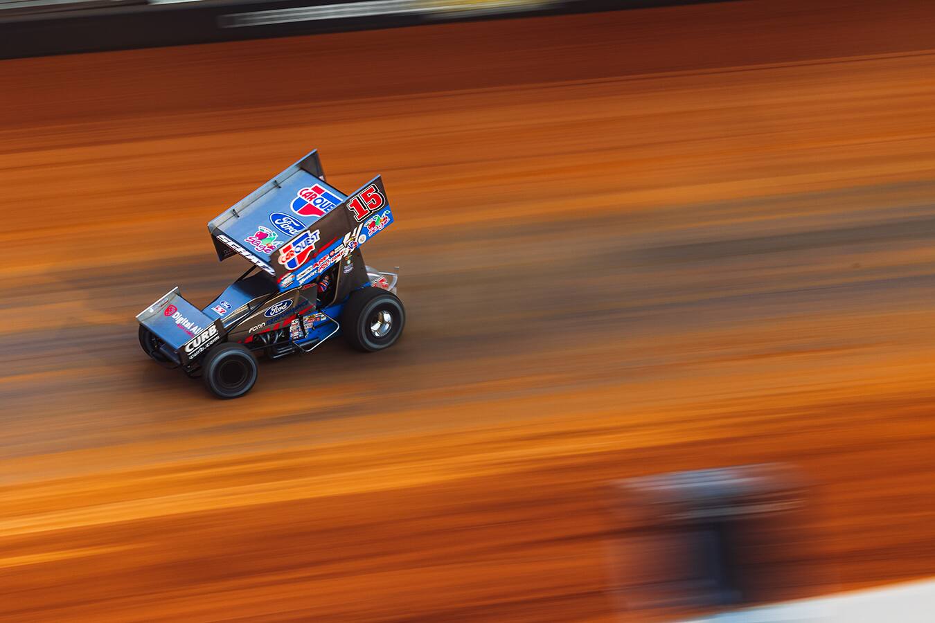 In World of Outlaws at Bristol, Donny Schatz finished fifth on Friday and second on Sunday. In World of Outlaws at Bristol, Donny Schatz finished fifth on Friday and second on Sunday.