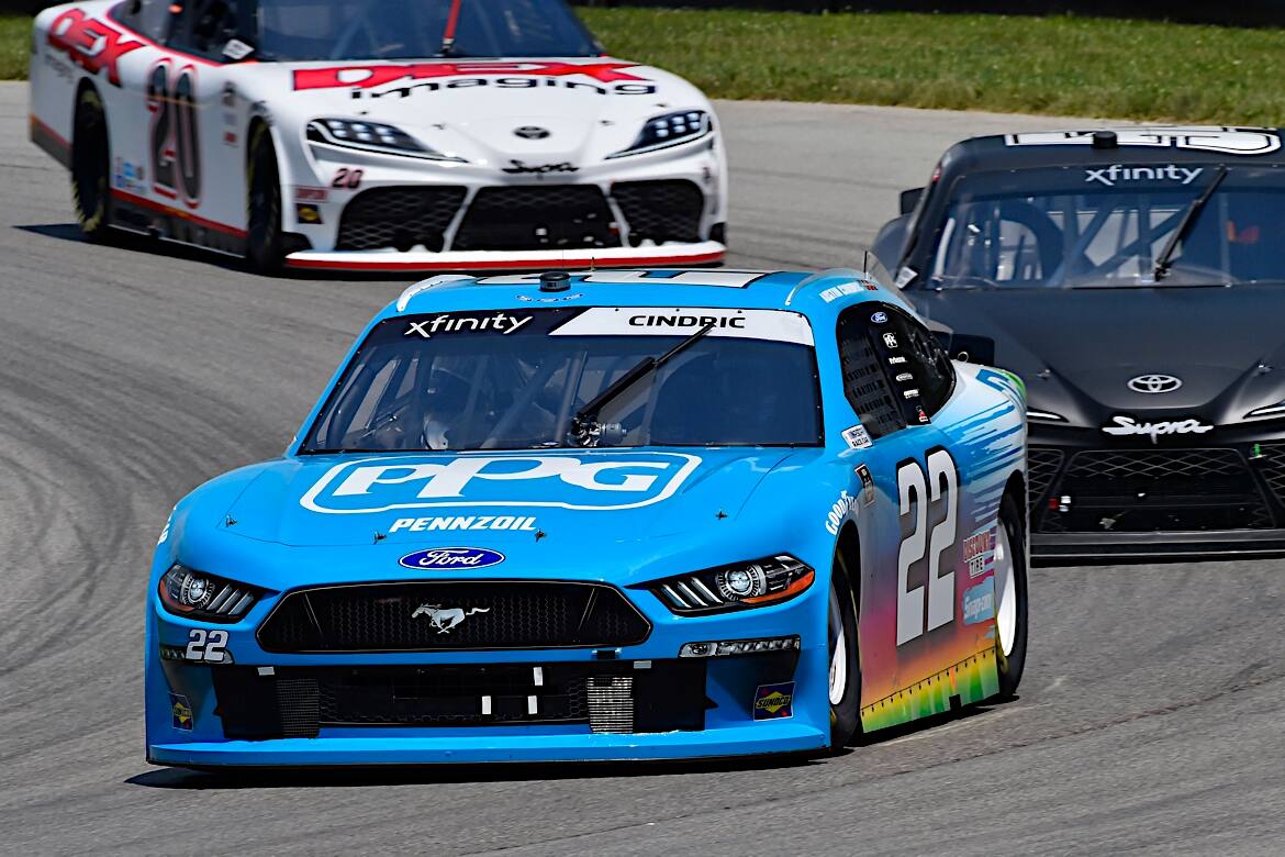 Cindric led twice for a race-high 30 laps. Cindric led twice for a race-high 30 laps.