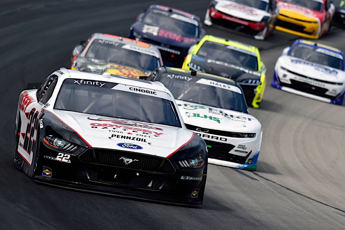 Cindric’s run marked his 10th top-five effort in 14 races. Cindric’s run marked his 10th top-five effort in 14 races.