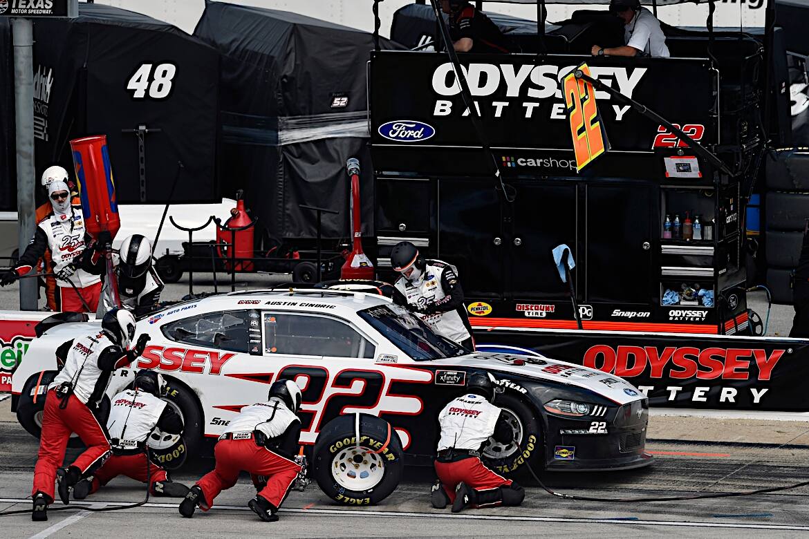 In Saturday’s NASCAR Xfinity Series race at Texas, Austin Cindric’s third-place finish led Ford. In Saturday’s NASCAR Xfinity Series race at Texas, Austin Cindric’s third-place finish led Ford.