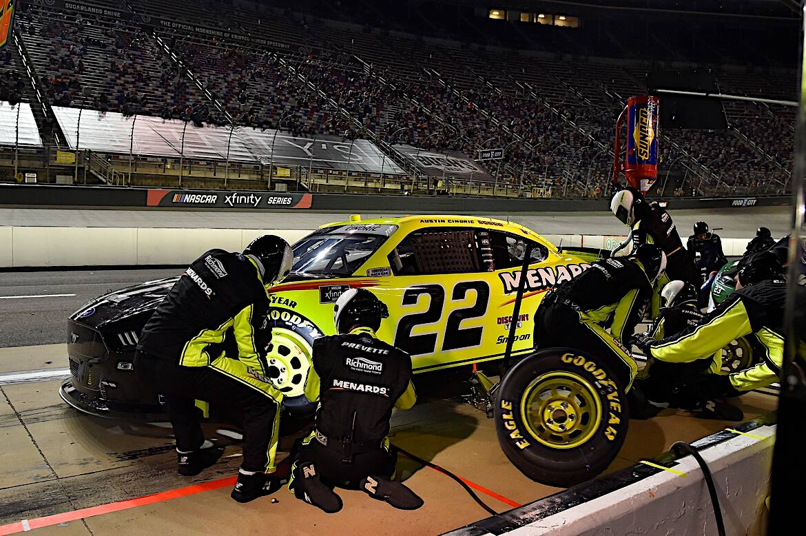 In the NASCAR Xfinity Series, Austin Cindric came home second in a dramatic OT finish at Bristol. In the NASCAR Xfinity Series, Austin Cindric came home second in a dramatic OT finish at Bristol.