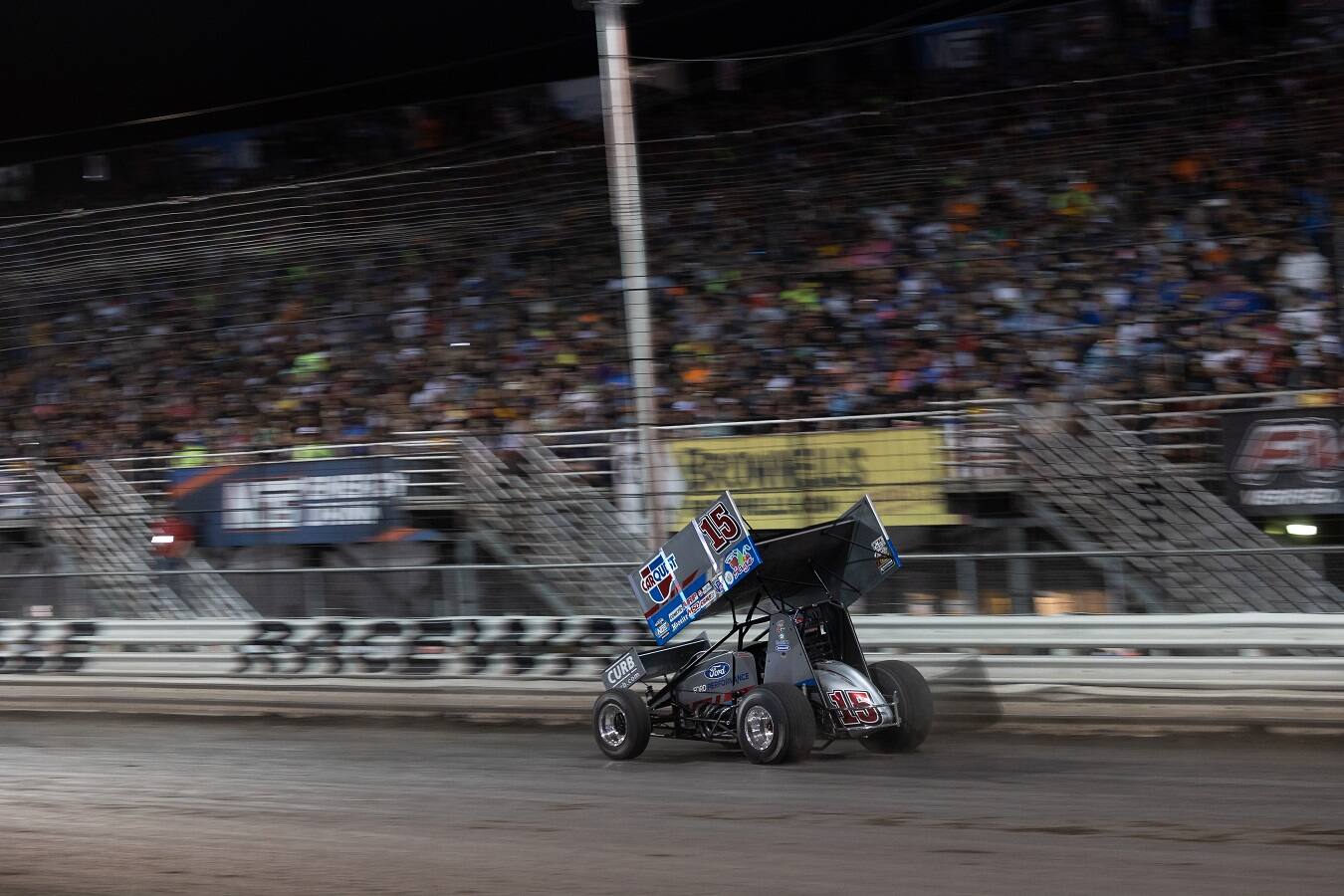 He now has 46 top-10 World of Outlaws sprint car racing finishes this season. He now has 46 top-10 World of Outlaws sprint car racing finishes this season.