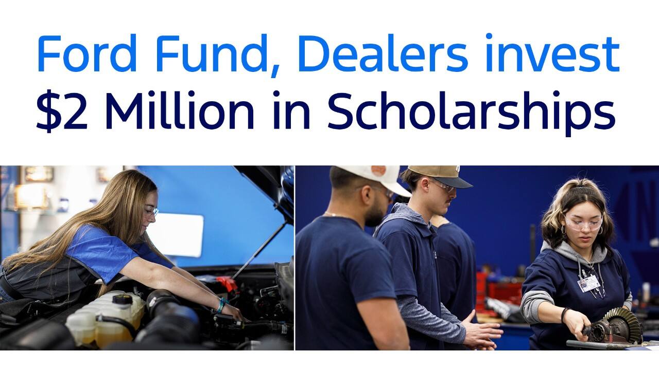 ford fund scholarship announcement