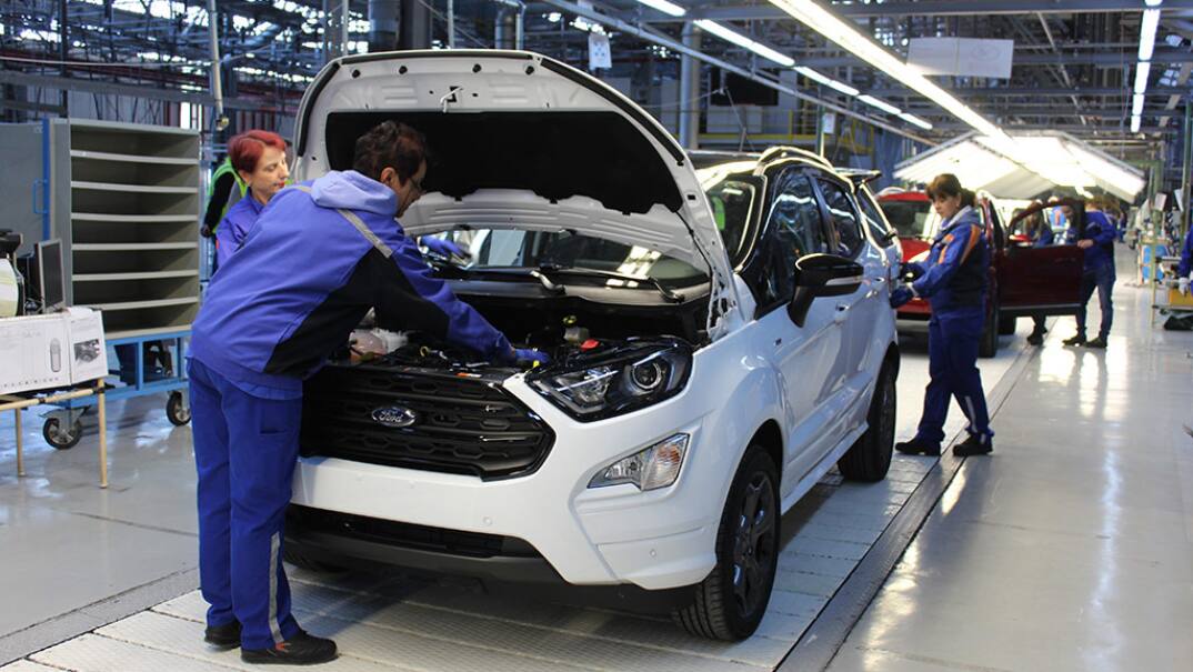 Production of new Ford EcoSport SUV begins in Craiova, Romania Production of new Ford EcoSport SUV begins in Craiova, Romania
